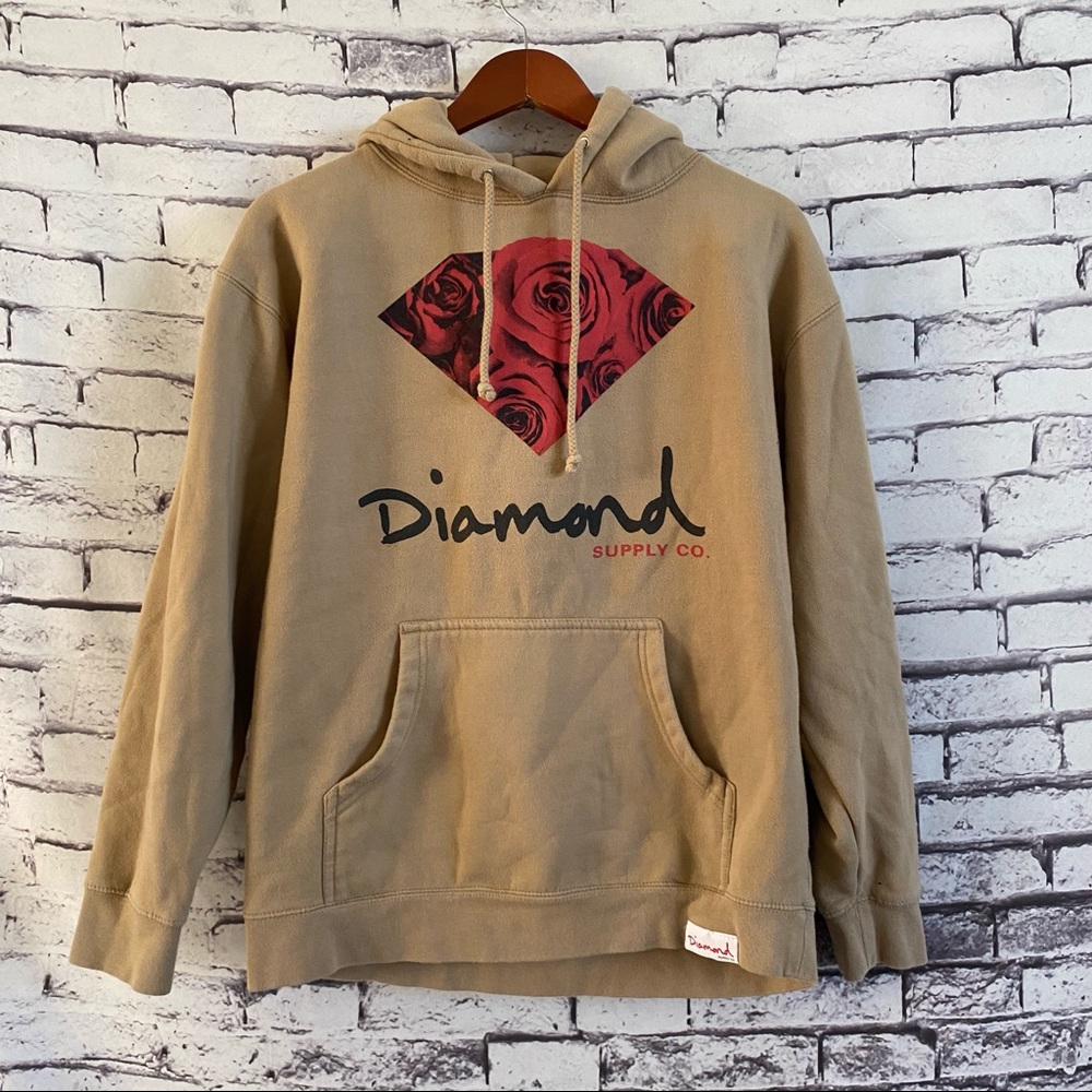 Diamond Supply Co. Men’s Rose Hoodie, Size Medium